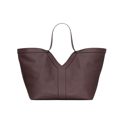 SAINT LAURENT-817602 생 로랑 블랙 카프스킨 y 토트 백