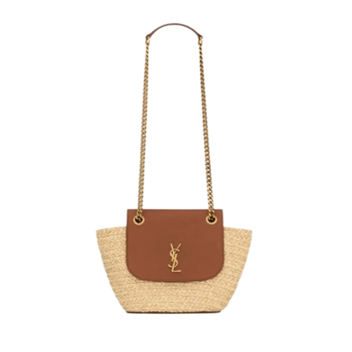 SAINT LAURENT-774269 생 로랑 내추럴 라피아 manon 미니 백