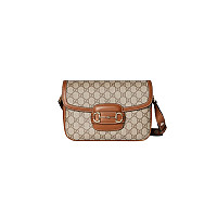 GUCCI-815178 6207 구찌 레드 가죽 구찌 홀스빗 1955 스몰 숄더백