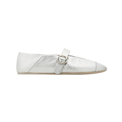 Ferragamo-01J947 페라가모 블랙 간치니 발레 플랫