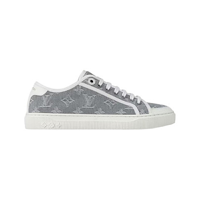 LOUIS VUITTON-1AGYFO 루이비통 핑크 모노그램 데님 LV 라군 스니커즈 여성용