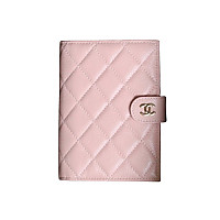 CHANEL-042411 샤넬 그레이 캐비어 가죽 여권 지갑