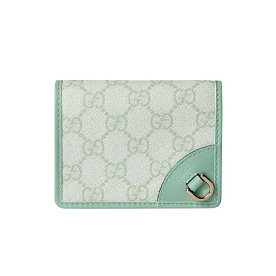 GUCCI-820692 4243 구찌 블루 데님 GG 엠블럼 미니 지갑