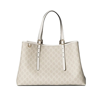 GUCCI-815213 9758 구찌 베이지 GG 엠블럼 미디엄 토트백