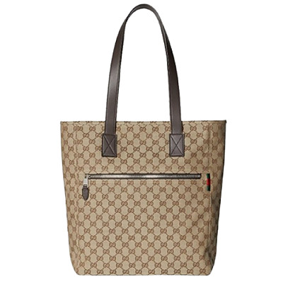 GUCCI-834796 9752 구찌 베이지 GG 캔버스 미디엄 토트백