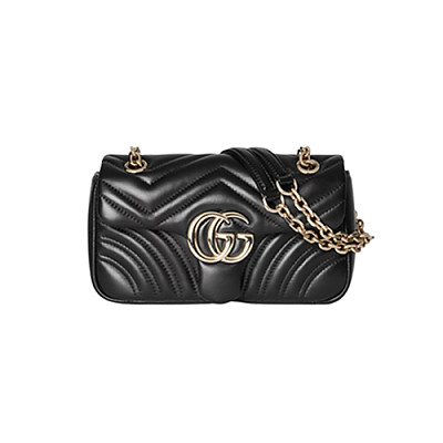 GUCCI-837280 6823 구찌 핑크 가죽 GG 마몽 스몰 숄더백