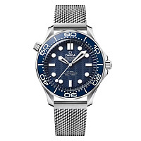 [VS팩토리 오메가전문][스페셜오더]OMEGA-오메가 씨마스터 다이버 300M 크로노미터 크로노그래프 옐로우 골드 블루 워치 44mm