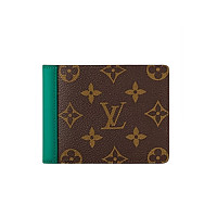 LOUIS VUITTON-M69408 루이비통 블랙 모노그램 마카사르 멀티플 월릿