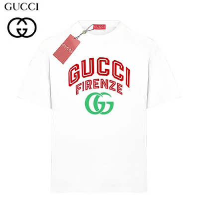 GUCCI-06097 구찌 블랙 프린트 장식 티셔츠 남여공용