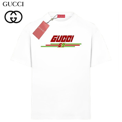 GUCCI-060912 구찌 블랙 프린트 장식 티셔츠 남여공용