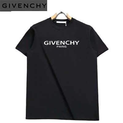 GIVENCHY-060911 지방시 화이트 프린트 장식 티셔츠 남여공용