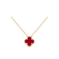 VAN CLEEF ARPELS-VCARP4 반클리프 로즈 골드/블랙 빈티지 알함브라 펜던트