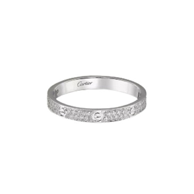 Cartier-B4218200 까르띠에 실버 미니 LOVE 링