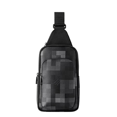 LOUIS VUITTON-M14953 루이비통 블랙 다모플라주 에비뉴 슬링 백