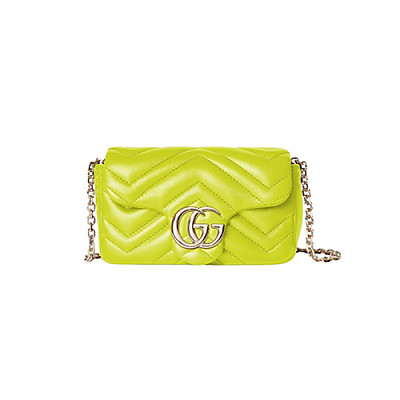 GUCCI-841290 6207 구찌 레드 가죽 GG 마몽 미니 숄더백
