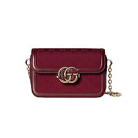 GUCCI-826761 6207 구찌 레드 가죽 구찌 고 스몰 숄더백