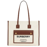 BURBERRY-81122271 버버리 브라운 미디엄 프레야 토트