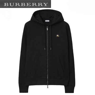 BURBERRY-81109371 버버리 카키 크로스 스티치 EKD 코튼 지퍼 후디 남여공용