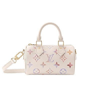 LOUIS VUITTON-M25591 루이비통 크렘 모노그램 나노 스피디