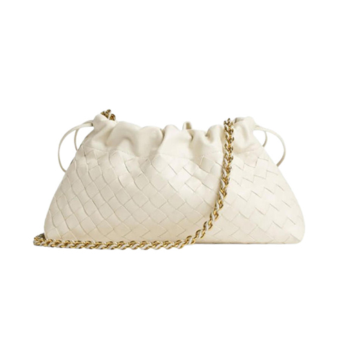 BOTTEGA VENETA-839394 보테가 베네타 화이트 더스트 노떼 백