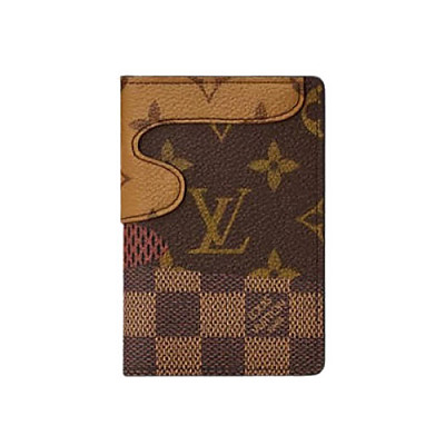 LOUIS VUITTON-N64012 루이비통 다미에 코발트 레드 라티튜드 패턴 포켓 오거나이저