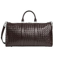 BOTTEGA VENETA-795287 보테가 베네타 블랙 인트레치아토 기내용 더플 백