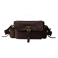 PRADA-1BD394 프라다 블랙 미디엄 리나일론 숄더백