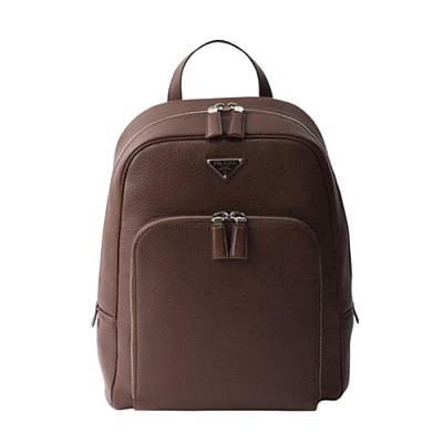 PRADA-2VZ102 프라다 블랙 사피아노 가죽 백팩 30cm