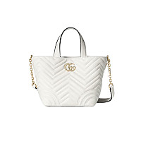 GUCCI-847386 1000 구찌 블랙 GG 마몽 스몰 토트백