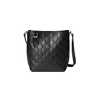 GUCCI-8847090 9741 구찌 베이지/블랙 GG 엠블럼 나노 버킷백