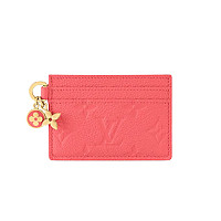 LOUIS VUITTON-M12180 루이비통 라이트 블루 모노그램 앙프렝뜨 LV 참 카드 홀더