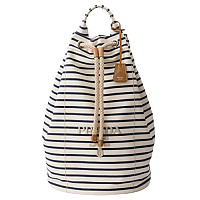 PRADA-2VY011 프라다 화이트 캔버스 드로스트링 더플백