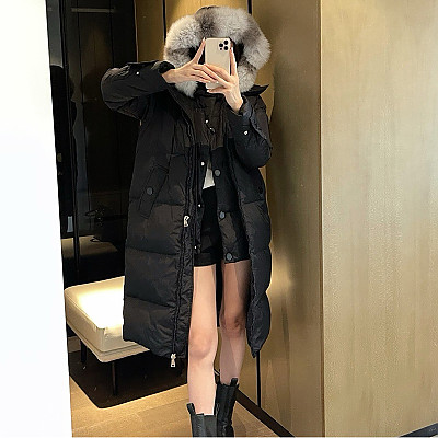 MONCLER-110928 몽클레어 2025 FW 신상품 퍼 후드 중장 패딩 여성용 (퍼부분 탈부착 가능)