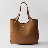 [스페셜오더]PRADA-1BG512 프라다 레더 토트백 레터링 로고 금장 블랙