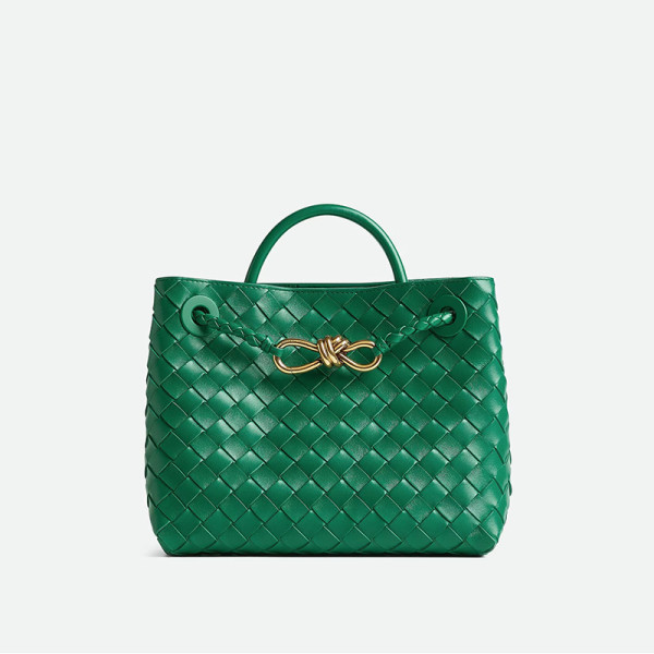 [스페셜오더]BOTTEGA VENETA-743568 보테가 베네타 정글(그린) 안디아모 스몰 탑 핸들 백 25CM(766014 동일제품)