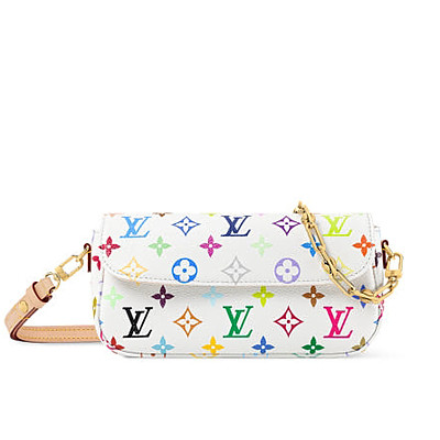 LOUIS VUITTON-M14239 루이비통 화이트 모노그램 체리 LV x TM 월릿 온 체인 아이비