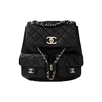 [스페셜오더]CHANEL-AS3787 샤넬 23SS 듀마 투포켓 캐비어 스몰 백팩 블랙