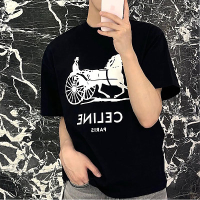 CELINE-04021 셀린느 2026년 신상 반팔티 남녀공용