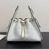 CHANEL-AS5293 샤넬 실버 캐비어 가죽 CHANEL 25 스몰 백