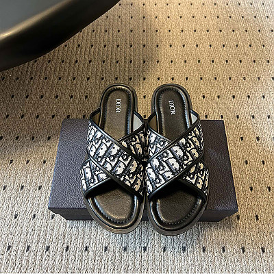 DIOR-04282 디올 206SS 스프링/여름 신형 남성용 크로스 스트랩 노안 슬리퍼