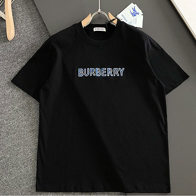 BURBERRY-05202 버버리 2026년 뉴 자수 크루넥 티셔츠