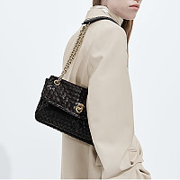 [스페셜오더]BOTTEGA VENETA-876648 보테가 베네타 인트레치아토 체인 매디슨 블랙