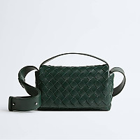 [스페셜오더]BOTTEGA VENETA-857931 보테가 베네타 인트레치아토 미니 백 플랩백 녹터널