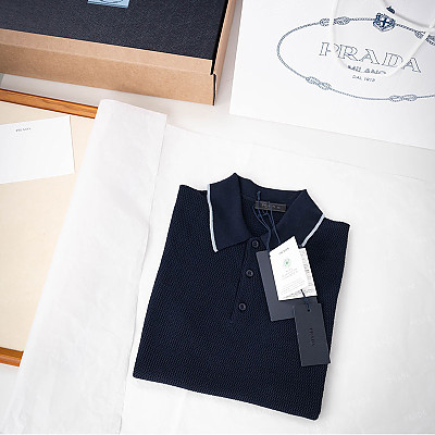 PRADA-06206 프라다 2026SS 실크 및 면 폴로 셔츠