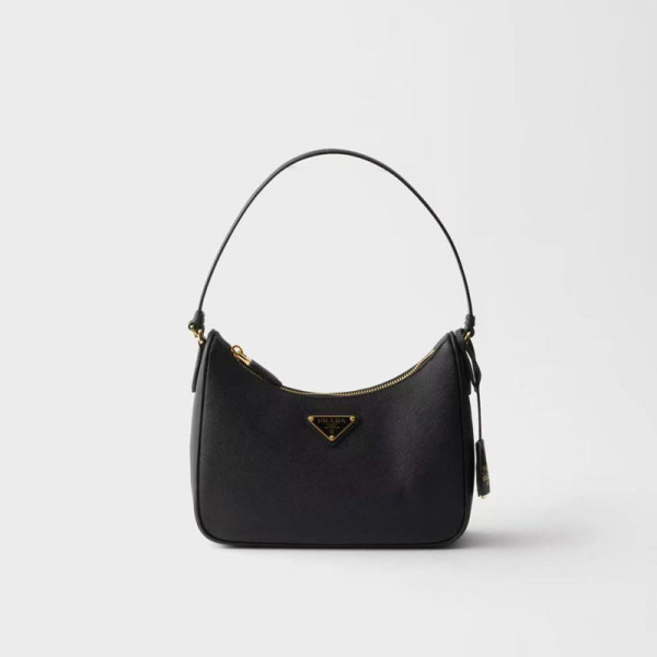 [스페셜오더]PRADA-1N204W 프라다 블랙 리에디션 2005 스웨이드 가죽 미니 핸드백