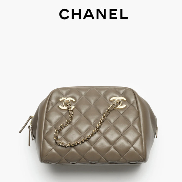 [스페셜오더]CHANEL-AS6472 샤넬 2026 공방 컬렉션 스몰 볼링 백 다크 카키
