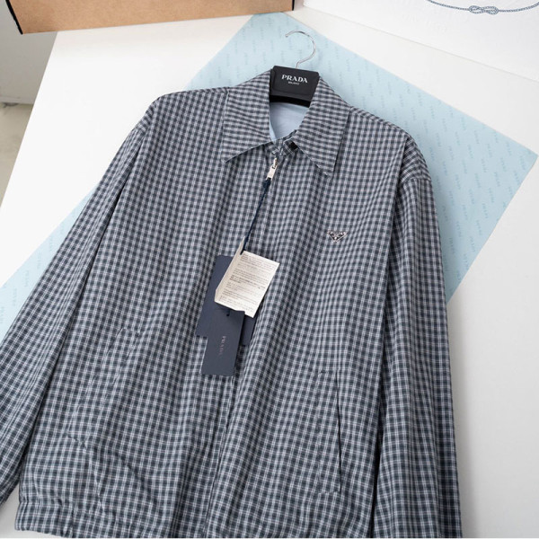 PRADA-08147 프라다 2026SS 남녀공용 체크 재킷