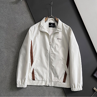 ZEGNA-090513 제냐 2026 가을/겨울 칼라 스탠드 칼라 재킷