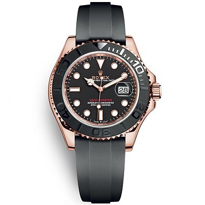 [스페셜오더]ROLEX-롤렉스 요트-마스터 에버로즈 골드 블랙다이얼 시계37mm