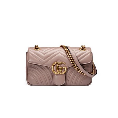 [스페셜오더]GUCCI-446744 8561 구찌 GG 마몽 베이지/레드 미니 핸드백